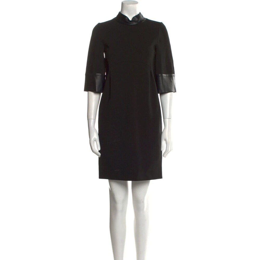 Gucci Mock Neck Shift Dress Size: XS Black - Picture 3 of 8